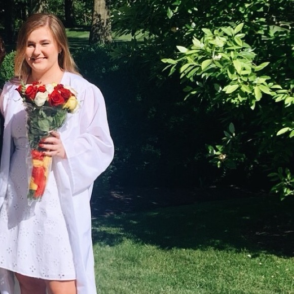 Loft Eyelet Racerback Flare Dress - White Size 12 - Picture 7 of 7